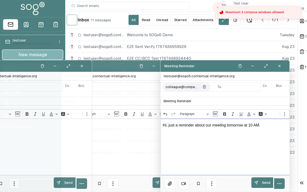 Step 2: Compose New Message